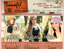 Tablet Screenshot of lanafil.com.br